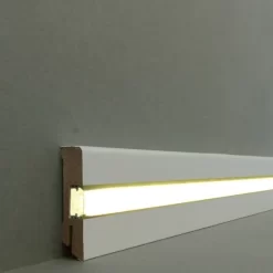 Plinthe Lumineuse | MDF Mélaminé | 716.731L | Blanc