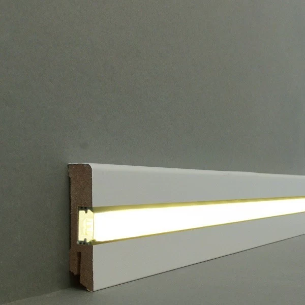 Plinthe Lumineuse | MDF Mélaminé | 716.731L | Blanc 1 Plinthe Lumineuse | MDF Mélaminé | 716.731L | Blanc