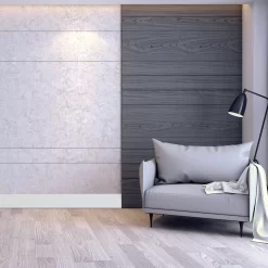 PROVISTON | Plinthe | Plinthe Moulurée | 16 X 100 X 2500 Mm | MDF Mélaminé | Blanc | Classique -Décoratif Soldes 719 16100 7 1 scaled