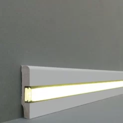 Plinthe Lumineuse | MDF Mélaminé | 720.1358L | Blanc