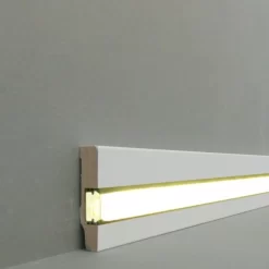 Plinthe Lumineuse | MDF Mélaminé | 721.1358L | Blanc
