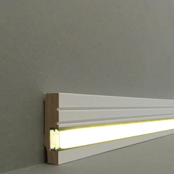 Plinthe Lumineuse | MDF Mélaminé | 721.1558L | Blanc 1 Plinthe Lumineuse | MDF Mélaminé | 721.1558L | Blanc