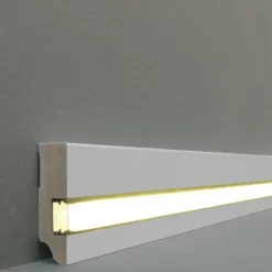 Plinthe Lumineuse | MDF Mélaminé | 721.1958L | Blanc