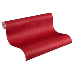 A.S. Creation Il Decoro | 758453 | Papier Peint Papier Uni | 0.53 M X 10.05 M | Rouge