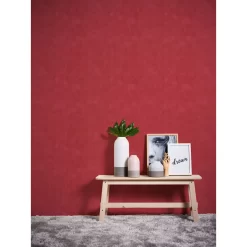 A.S. Creation Il Decoro | 758453 | Papier Peint Papier Uni | 0.53 M X 10.05 M | Rouge -Décoratif Soldes 758453 5
