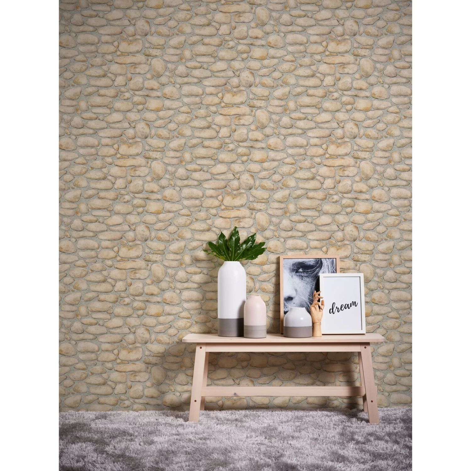 A.S. Creation Il Decoro | 834515 | Papier Peint Imitation Brique Pierre En Papier | écru 3 A.S. Creation Il Decoro | 834515 | Papier Peint Imitation Brique Pierre En Papier | écru – Image 3