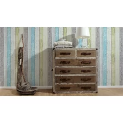 A.S. Creation Elements | 855077 | Papier Peint Bois Intissé | 0.53 M X 10.05 M | Bleu -Décoratif Soldes 855077 7