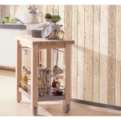 A.S. Creation Elements | 895110 | Papier Peint Bois Intissé | 0.53 M X 10.05 M | Beige -Décoratif Soldes 895110 2