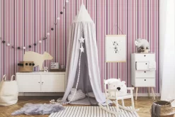 A.S. Creation Boys & Girls 4 | 898319 | Papier Peint à Rayures Papier | 0.53 M X 10.05 M | Rose -Décoratif Soldes 898319 3