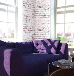 A.S. Creation Elements | 907813 | Papier Peint Intissé Pierre Brique | 0.53 M X 10.05 M | Rouge -Décoratif Soldes 907813 5