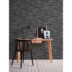 A.S. Creation Elements | 914224 | Papier Peint Intissé Pierre Brique | 0.53 M X 10.05 M | Gris -Décoratif Soldes 914224 5