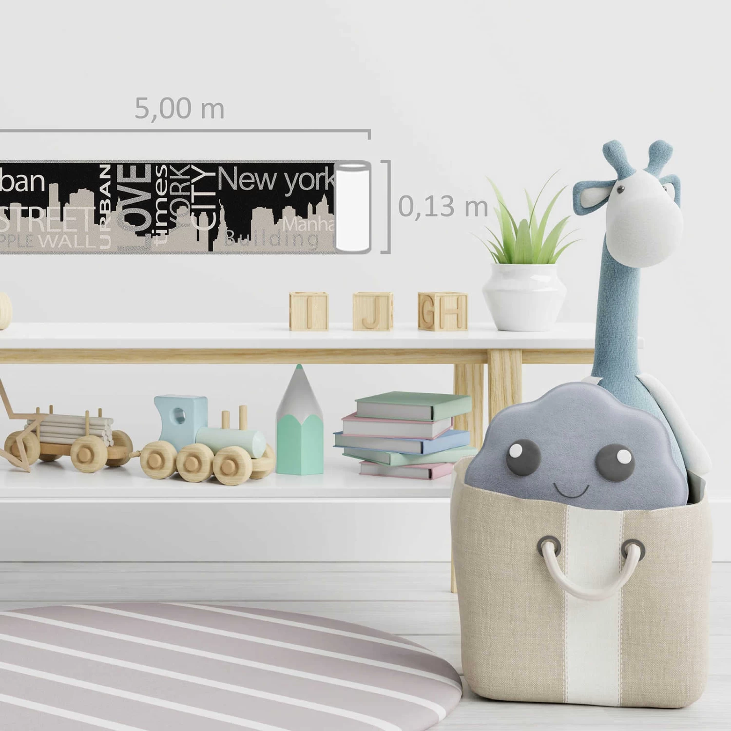 A.S. Creation Only Borders 9 | 935671 | Frise Murale Papier Peint Papier | 0.13 M X 5 M | Gris 6 A.S. Creation Only Borders 9 | 935671 | Frise Murale Papier Peint Papier | 0.13 M X 5 M | Gris – Image 6