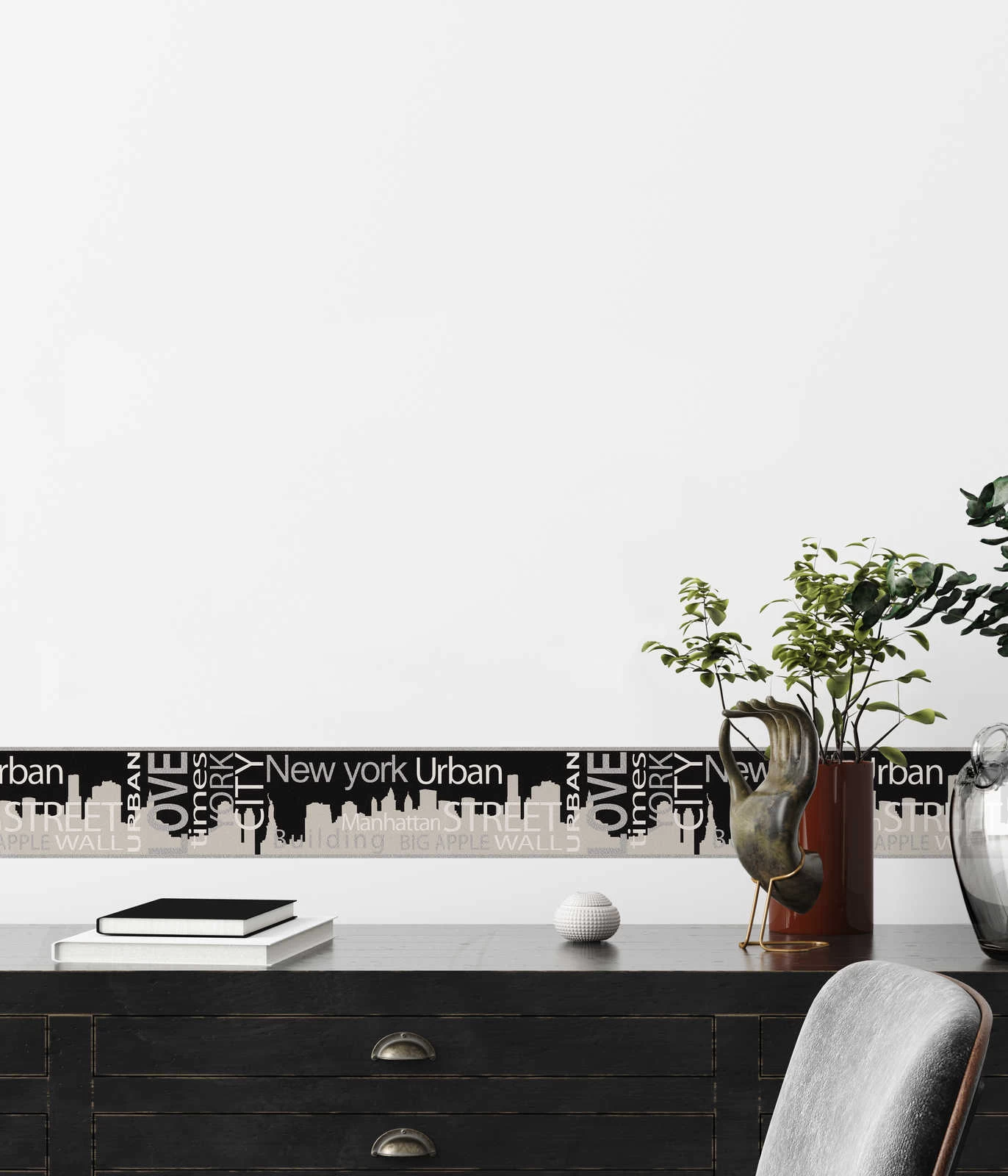 A.S. Creation Only Borders 9 | 935671 | Frise Murale Papier Peint Papier | 0.13 M X 5 M | Gris 4 A.S. Creation Only Borders 9 | 935671 | Frise Murale Papier Peint Papier | 0.13 M X 5 M | Gris – Image 4