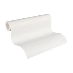 A.S. Creation Meistervlies | 950918 | Papier Peint à Motif Ondulé | 0.53 M X 10.05 M | Blanc