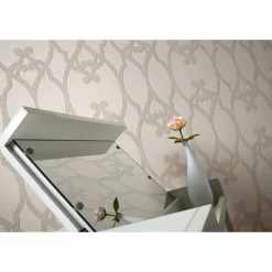 A.S. Creation Meistervlies | 951691 | Papier Peint Pailleté Intissé | 0.53 M X 10.05 M | Blanc