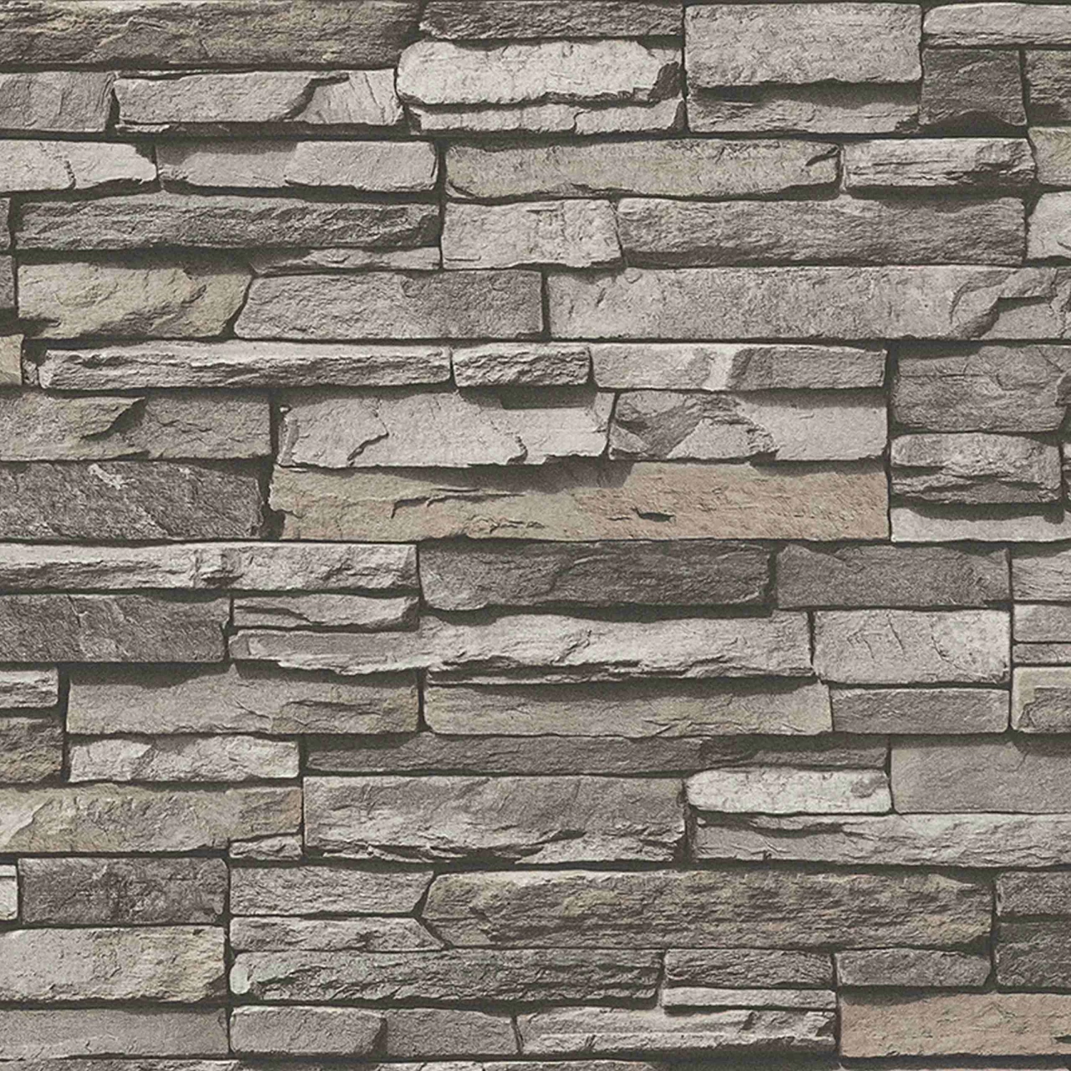 A.S. Creation Elements | 958331 | Papier Peint Intissé Pierre Brique | 0.53 M X 10.05 M | Gris 1 A.S. Creation Elements | 958331 | Papier Peint Intissé Pierre Brique | 0.53 M X 10.05 M | Gris