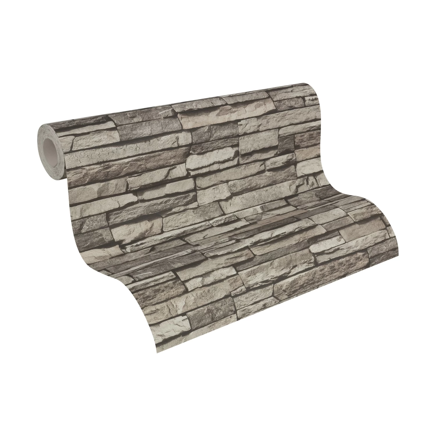 A.S. Creation Elements | 958331 | Papier Peint Intissé Pierre Brique | 0.53 M X 10.05 M | Gris 2 A.S. Creation Elements | 958331 | Papier Peint Intissé Pierre Brique | 0.53 M X 10.05 M | Gris – Image 2