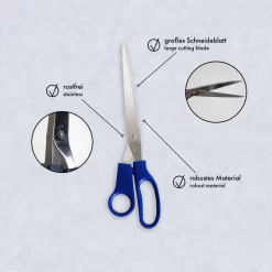 PROVISTON | Ciseaux De Tapissier 28 Cm | Ciseaux D'artisanat | Ciseaux Universels | Acier Inoxydable -Décoratif Soldes AS909002 8