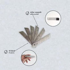 PROVISTON | 10 Lames De Cutter 18 Mm En Distributeur | Lames Cassables