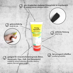 PROVISTON | Mastic Prêt à L'emploi Pour L'intérieur 400 G | Mastic Pour Préparer Le Mur 13 PROVISTON | Mastic Prêt à L'emploi Pour L'intérieur 400 G | Mastic Pour Préparer Le Mur -Décoratif Soldes AS909014 8