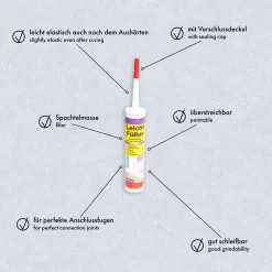 PROVISTON | Enduit De Rebouchage Allégé 310 Ml | Enduit Rebouchage Pour Reboucher Trous Et Fissures -Décoratif Soldes AS909015 6