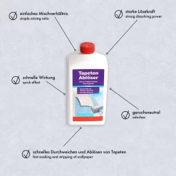 PROVISTON | Décolleur Papier Peint 250 Ml | Produit Décolleur | Rapport Mélange Simple Effet Rapide -Décoratif Soldes AS909016 5