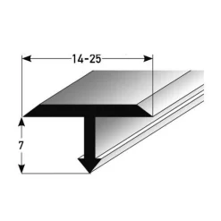 Profilé En T Pour Les Transitions | Profilé De Montage | Profilé De Construction | Aluminium