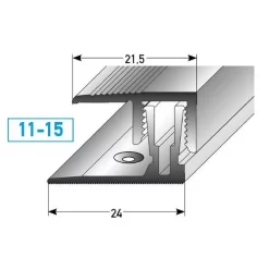 Profilé De Finition Sol Stratifié Hauteur 11-15 Mm | Aluminium Anodisé -Décoratif Soldes AUER0277