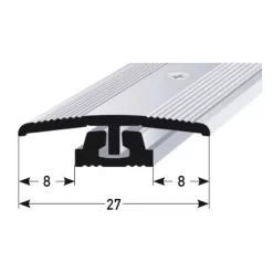 Barre De Seuil | Hauteur 4 - 7 Mm | 27 Mm De Large | 2 Pcs | Alu