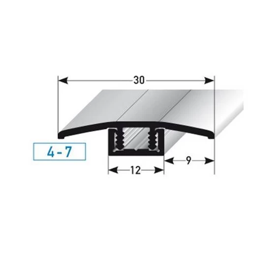 Barre De Seuil Sol Stratifié | Hauteur 4 - 7 Mm | Largeur 30 Mm | Aluminium Anodisé 1 Barre De Seuil Sol Stratifié | Hauteur 4 - 7 Mm | Largeur 30 Mm | Aluminium Anodisé
