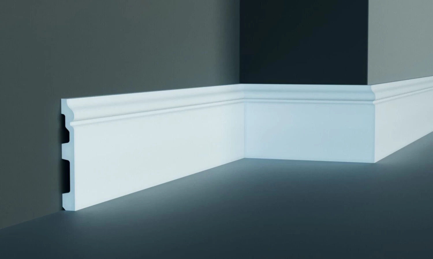 Angle Extérieur De Plinthe | 120 Mm X 15 Mm | Polyuréthane | CR941 1 Angle Extérieur De Plinthe | 120 Mm X 15 Mm | Polyuréthane | CR941