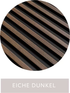 Mardom | Panneaux Acoustiques 3D "0048" | H: 2700 Mm X B: 120 Mm | Chêne Foncé | Moderne -Décoratif Soldes Eiche Dunkel scaled