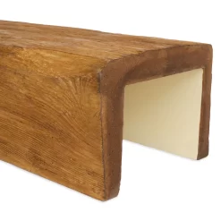 Elite Decor | Fausses Poutres ED105 | PU | 190 X 130mm | Chêne Clair | Fausse Poutre Imitation Bois