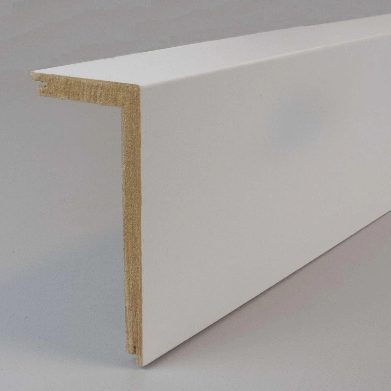 PROVISTON | Plinthe Cache Tuyaux | 91 X 41mm | Mélaminé Blanc | Goulotte | Moulure Pour Cacher Rail 2 PROVISTON | Plinthe Cache Tuyaux | 91 X 41mm | Mélaminé Blanc | Goulotte | Moulure Pour Cacher Rail – Image 2