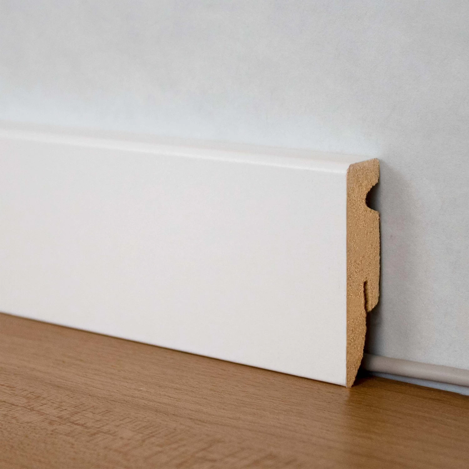 PROVISTON | Plinthe Carrée | 15 X 58mm | Mélaminé Blanc | Plinthe MDF | Plinthe Moderne 3 PROVISTON | Plinthe Carrée | 15 X 58mm | Mélaminé Blanc | Plinthe MDF | Plinthe Moderne – Image 3