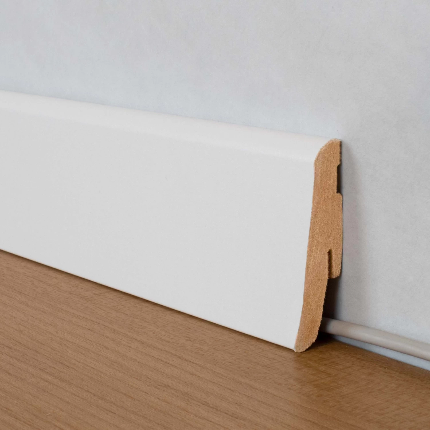 PROVISTON | Plinthe Arrondie | 19 X 58mm | Mélaminé Blanc | Plinthe MDF | Plinthe Clipsable 3 PROVISTON | Plinthe Arrondie | 19 X 58mm | Mélaminé Blanc | Plinthe MDF | Plinthe Clipsable – Image 3