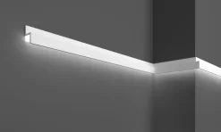 Elite Decor | Lichtleiste KH902 | Polystyrol | 22 X 40 X 2000 Mm | Weiß | Styropor Deckenleiste -Décoratif Soldes KH902 4