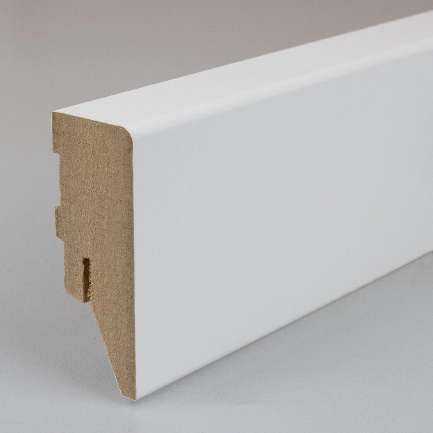 PROVISTON | 19 X 50mm | Plinthe Blanche | MDF | Système à Clipser | Mélaminé 2 PROVISTON | 19 X 50mm | Plinthe Blanche | MDF | Système à Clipser | Mélaminé – Image 2