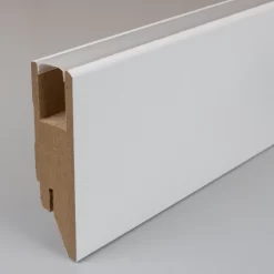 PROVISTON | Plinthe Lumineuse Carrée | 19 X 70mm | Mélaminé Blanc | Plinthe MDF | Clips | Moderne -Décoratif Soldes KO0100 3 scaled