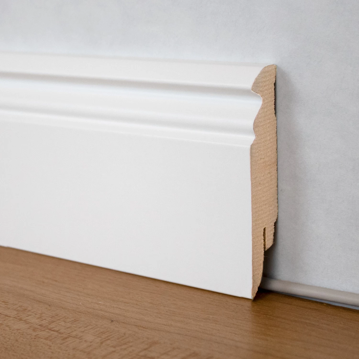 PROVISTON | MDF Mélaminé | Plinthe Moulurée | 16 X 80mm | Plinthe Blanche 4 PROVISTON | MDF Mélaminé | Plinthe Moulurée | 16 X 80mm | Plinthe Blanche – Image 4