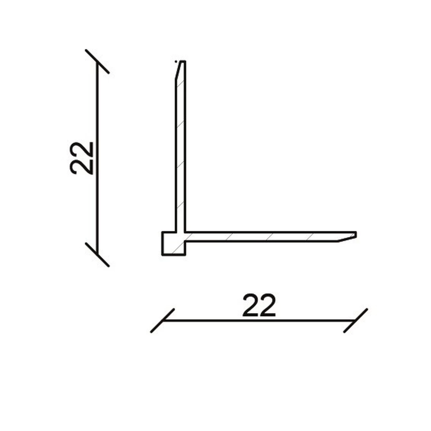PROVISTON | Baguette Dangle Pour Papier Peint | Angle De Peintre | Cornière | 22 X 22 X 2600mm | Blanc | Plastique 1 PROVISTON | Baguette Dangle Pour Papier Peint | Angle De Peintre | Cornière | 22 X 22 X 2600mm | Blanc | Plastique