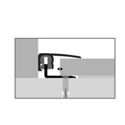 Küberit 787 FCS-718 | Profilé De Finition | Largeur:30 Mm | Dénivelé Parquet | Épaisseur:7-18 Mm -Décoratif Soldes Kueb 6887020 PIKTO