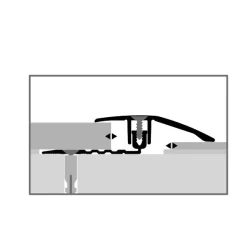 Küberit 256 PPS-Champion Smart 4.0 | Profilé De Rattrapage Pour Parquet | Épaisseur:6.5-16 Mm -Décoratif Soldes Kueb 7956021 PIKTO