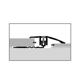 Küberit 286 SK PPS-Champion 4.0 | Profilé De Rattrapage Strié | Large:44 Mm | Épaisseur: 6.5-16 Mm 5 Küberit 286 SK PPS-Champion 4.0 | Profilé De Rattrapage Strié | Large:44 Mm | Épaisseur: 6.5-16 Mm -Décoratif Soldes Kueb 7996020 PIKTO