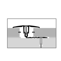 Küberit 388 XXL PPS-Champion 4.0 | Barre De Seuil Parquet| Largeur:44 Mm | Épaisseur:7-18 Mm -Décoratif Soldes Kueb 8188020 PIKTO