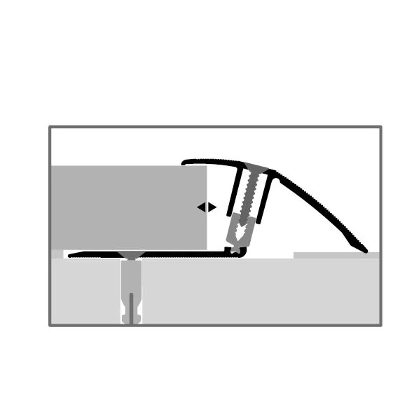 Küberit 886 PPS-Champion Flex 4.0 | Profilé De Rattrapage Flexible Parquet | Épaisseur Sol:7-23 Mm 3 Küberit 886 PPS-Champion Flex 4.0 | Profilé De Rattrapage Flexible Parquet | Épaisseur Sol:7-23 Mm – Image 3