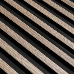 Mardom | Panneaux Acoustiques 3D "0047" | H: 2700 Mm X B: 120 Mm | Chêne Gris | Moderne