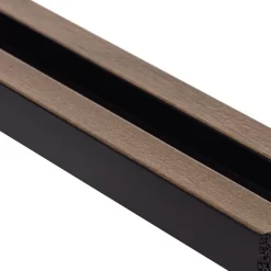 Mardom | Panneaux Acoustiques 3D "0048" | H: 2700 Mm X B: 120 Mm | Chêne Foncé | Moderne -Décoratif Soldes L0104L