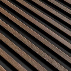 Mardom | Panneaux Acoustiques 3D "0048" | H: 2700 Mm X B: 120 Mm | Chêne Foncé | Moderne