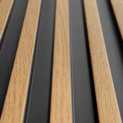 Mardom | Panneaux Acoustiques 3D "0049" | H: 2700 Mm X B: 120 Mm | Chêne Nature | Moderne -Décoratif Soldes L01052